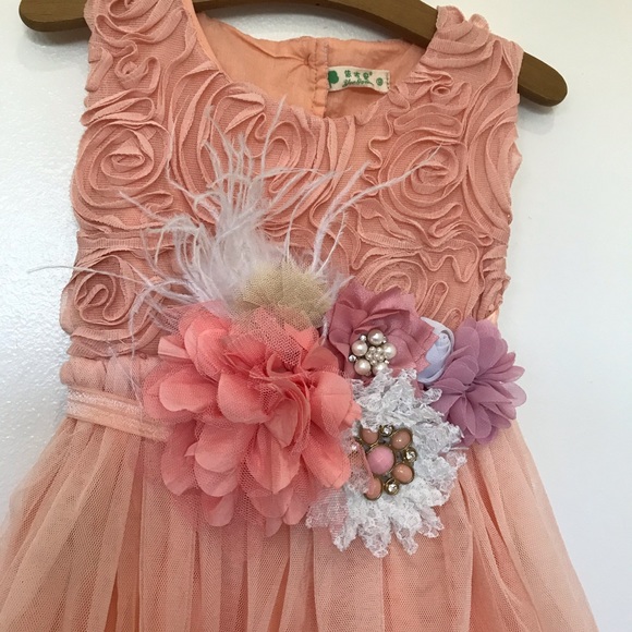 Girls flower dress - Picture 4 of 9